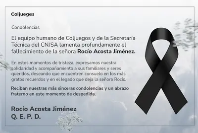 Condolencias